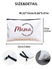 MEJOSER Mum Grandma Gift Bag Cosmetic Bag Small Birthday Christmas Toiletry Bag Makeup Bag Best Mum Grandma For Women, Mommy, Modern - Multicolor - View 4