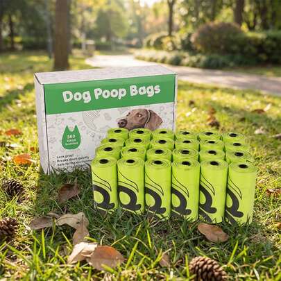 Extra Large Lavender Scented Poop Bags, Thick Leak-Proof Pet Waste Bags, Made Of PE Material, Suitable For Cats, Small Dogs, Large And Small Animals