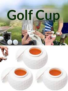 1-3pcs Golf Ball Shaped Creative Glass Cups, Gift Box Packaging - Multicolor - View 7