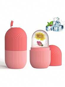 1pc Ice Roller To Relieve Facial And Eye Puffiness, Facial Massager, Improve Skin Quality, Brighten Complexion, Ice Roller Mold, Beauty, Skincare, Spa, Self-Care, Skincare Tools, Facial Care, Beauty Therapist Supplies, Massage, Facial Massage Tools, Facial Roller, Ice Roller, Silicone Ice Mold For Facial Beauty - Multicolor - View 6