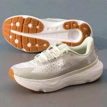 Under Armour W Infinite Pro 女款低帮轻便健身跑步鞋 - 灰綠色 - 查看 3