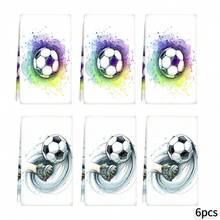 2/4/6 piezas Juego, Paños de cocina con estampados temáticos de partidos de fútbol, Paños modernos de microfibra súper absorbentes, Paños de té para cocinar y hornear, Paños de limpieza, Toallas de mano, Muy suaves y absorbentes, Decoración de cocina, Regalos para vecinos, madres, cumpleaños, inauguración de la casa para amigos, Artículos esenciales de cocina, Necesidades diarias - Multicolor - Ver 12
