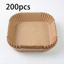 100pcs, Square Disposable Air Fryer Liners (6.3in/8in), Paper Air Fryer Liner Pots, Paper Basket Bowls, Baking Trays, Oven Accessories, Baking Tools, Kitchen Gadgets, Kitchen Accessories,Kitchen Accessories,Kitchen,Thanksgiving Gifts, Christmas Gifts, Halloween Gifts, Valentine's Day Gifts, New Year Gifts - Multicolor - View 13