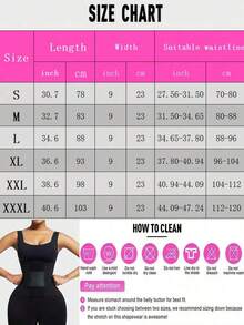 1pc Women's Waist Trainer, High Compression Waist Cincher, Abdominal Shaper, 3-Layer Wrap-Around Corset, Classic Everyday Wear - Đen và trắng - Xem 2