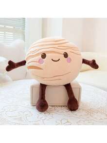 逼真行星毛绒玩偶，卡通月亮、地球、土星、火星玩偶，表情可爱，四肢可活动，天文主题教育毛绒玩具，适合作为圣诞礼物、睡眠伴侣和学习用品。 - 彩色 - 查看 19