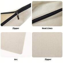 1pc Diamond High Heel & Denim Design Cosmetic Bag, 2D Printed Makeup Pouch With Zipper Closure, Women's Travel Toiletry Organizer, Casual Fashionable Daily Essential, Stylish Accessory, High-Quality Printing, Beauty Necessity, 2D Flat Design - Multicolor - View 4