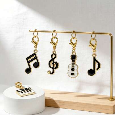 耐用亚克力音符挂饰，多用途派对礼品，适合生日派对、活动装饰和礼物，派对礼品配件