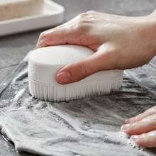 1pc, Laundry Brush, Household Soft Bristled Brush, Collar Brush, Laundry Brush, Clothes And Shoes Cleaning Brush, Store Shoe Washing Brush - A - View 2