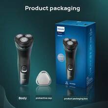 PHILIPS S2315/00 Shaver With Sideburn Trimmer, USB Rechargeable, Men's Beard Trimmer, Wet And Dry Shaver, Fully Washable, Reduces Irritation And Friendly To Sensitive Skin, Perfect Gift For Boyfriend Or Father, Dark Green - Dark Green - View 7