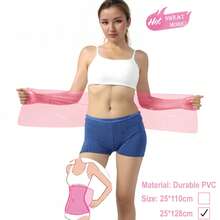 1pc Sauna Waist Trainer, Slimming Waist Cincher, Shaping Tummy Trimmer, Home Fitness Accessory To Enhance Training Effect - Multicolor - View 16