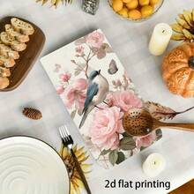 1/2/4/6/8/10/12PC Interesting Kitchen Towels And Dishcloths, Bathroom Towels, Super Absorbent Polyester,Retro Floral Designs, Featuring Elegant Floral And Bird Patterns, Decorative Gifts, Decorative Dishcloths, Quick-Drying Sponges, Soft Absorbent Dishcloths, Cleaning Supplies, Kitchenware. As Birthday Gifts, Family, Souvenir , Washable, Machine Washable, Lightweight, Breathable, Comfortable, Unique, 280gsm For Him, Her Personalized Ideal Gifts For Her, Him, Family, Boyfriend, Girlfriend, Father, Family, Mother, Lover, Daughter, Son, Grandfather, Grandmother, Friend, Classmate. Perfect Camping, Travel, Home, Daily Life, Office Decoration, Birthday, Anniversary, Valentine's Day, Thanksgiving, Christmas, Halloween, Mother's Day, Father's Day, Wedding, New Year Gifts ,Sofa,Bed,Car,Bedroom,Living Room,Office, Outdoor Camping, Practical Decorative Use - 多色9 - 查看 2