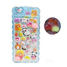 Cute Animal Cartoon 3D Stickers - Light Color Design, Suitable For Smartphone Cases, Laptops, Crafts, Scissors, Diaries, 3D Embossed Stickers, Graffiti Stickers. Some Styles May Have Color Differences And Will Be Randomly Sent. Cartoon 3D Embossed Sticker, Abstract Style, Suitable For Helmet Decoration, Craft Book Making, Car Decoration, Party Decoration - Multicolor - View 11