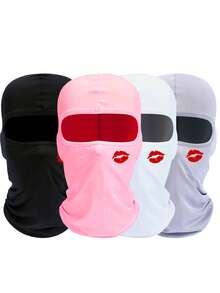 1/2 buc Pălărie Balaclava Unisex Culoare Solidă, Mască de față respirabilă care absoarbe transpirația, Potrivită pentru ciclism, drumeții, alpinism și alte activități în aer liber - G - Vizualizare 11
