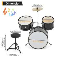 Kids Music Toys - Black - View 2
