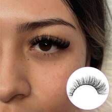Winifred Cluster Eyelash Extensions Wispy Lash Clusters Thick Volume Individual Lashes 50D Lash Extension D Curvature Eyelash Clusters 16mm DIY Faux Mink Eyelash Extension (240pcs) - 濃密型-50D 睫毛簇 - 查看 6