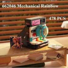 Innovative Models: Retro Vertical Camera, Retro Telephone, Retro Projector, And Retro Coffee Machine. Each Module Combines Design And Fun Assembly Methods. The Retro Vertical Camera Modeling Module Is Not Only A Toy, But Also An Art Piece And Collectible. - Multicolor - View 10