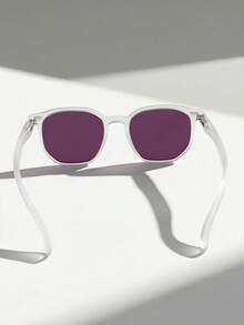 Hexagonal Premium Sunglasses Unisex UV400 Fashion Beach Summer Classic Style Modern Men Women - màu xanh lá - Xem 5