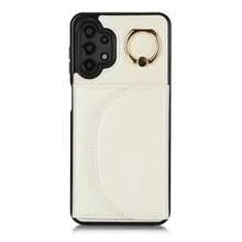 PU 人造皮革手機殼，相容 Galaxy A17 A56 A36 A26 A16 A55 A35 A15 A54 A14 A73 A53 A13 A72 A52 A71 A51 4G 5G，附環形支架，RFID 防盜錢包手機殼，相容 Galaxy S26 S25 Edge S24 S23 S22 S21 FE Plus Ultra，附支架卡槽保護殼 - 白色 - 查看 12