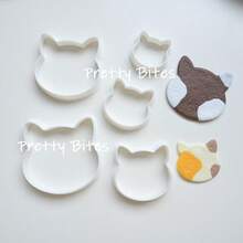 猫形饼干模具 猫咪饼干糕点饼干模具 DIY饼干翻糖蛋糕模具 翻糖糖霜饼干烘焙配件 - 白色 - 查看 6