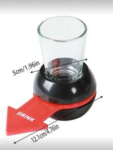 1pc 2026 New Arrival Arrow Spinning Drinking Game Wheel, Suitable For Parties, Birthdays, Easter, Graduation, Gifts - Multicolor - View 1