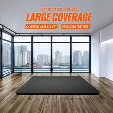 Senmeo 36pcs Interlocking Gym Floor Mat - 36PCS - View 5