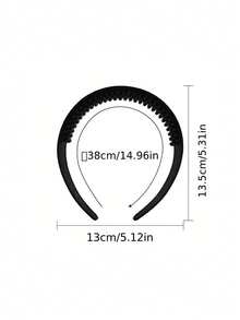 4 piezas Diademas con estampado de leopardo antideslizante, aro para el cabello de corona alta minimalista con dientes, de moda para lavarse la cara - Multicolor - Ver 7