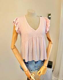 Women T-Shirts - 淺粉色 - 查看 3