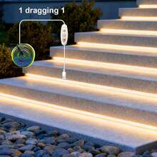 1/3/6 tiras de luz LED COB, 252 perlas LED/M, tiras flexibles con adhesivo doble cara, control de cable USB con brillo ajustable, tiras de luz LED para vitrinas, alimentadas por USB, adecuadas para armarios de zapatos, armarios, vitrinas, oficinas, dormitorios, techos, escaleras, pasillos, iluminación decorativa - USB - Ver 14