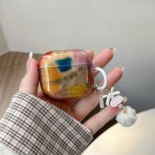 Healing 系列苹果手机壳，兼容 Apple Pro 2，防震渐变金鱼/猫咪/条纹保护壳，带吊坠，适用于第四代 Apple 手机。 - 彩色 - 查看 6