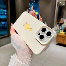 1pc Cute Duck Pattern Phone Case, Suitable For IPhone 17 Pro Max/17 Pro/16 Pro Max/16 Pro/16/15 Pro Max/15 Pro/15/14 Pro Max/14/13 Pro Max/13 Pro/13/12 Pro Max/12 Pro/12/11 - Multicolor - View 5