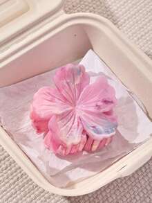 2 bucăți/1 bucată accesorii de păr pentru femei, agrafe de păr în formă de floare colorate în gradient pentru femei, 8 cm/3,14 inch ușoare din plastic Plumeria gheare de păr vară plajă gheare vacay - Multicolor - Vizualizare 4