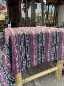 1 Bộ 100 * 150 Cm/ 39,4 * 59 Inch Vải lanh Teramila Khăn trải bàn quầy bar khách sạn, Vỏ gối, Vỏ ghế sofa, Rèm chắp vá Vật liệu trang trí - Nhiều màu - Xem 36