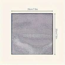 16/32片装可重复使用洗碗百洁布 - 耐用方形百洁布，适用于厨房、浴室和餐厅，多功能去油渍设计，现代风格，粗糙表面，结构坚固，家居必备 - A - 查看 3