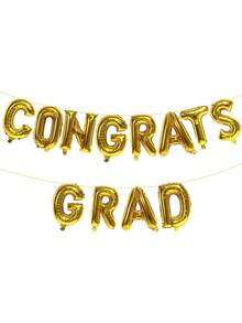 Class Of 2026 Balloons,16 Inch Gold 2026 Balloons Graduation, Golden Grad Foil Letter Number Balloons, Graduation Decorations 2026, 2026 Sign For High School College Graduation Party Grad Decorations - Gold - View 2