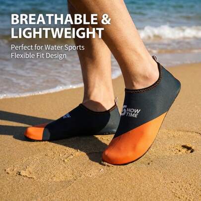 カラーブロック アンフィビアスシューズ、クイックドライ 通気性 ウォーターシューズ ハイキング、ヨガ、フィットネス、ビーチ、多目的に使えます