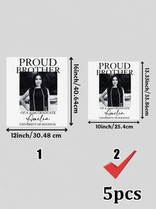 Pegatinas de transferencia de calor DTF personalizadas, impresión de transferencia DTF personalizada: diseño de prensa de calor personalizado, Familia orgullosa graduada 2026 - Foto y texto recubiertos, pegatinas de transferencia de calor personalizadas en varios tamaños, DTF Directo a película, impresión DTF personalizada, Transferencia de prensa de calor, Impresión de camisetas personalizada, Adhesivo instantáneo - Multicolor - Ver 13