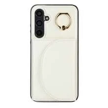 PU 人造皮革手機殼，相容 Galaxy A17 A56 A36 A26 A16 A55 A35 A15 A54 A14 A73 A53 A13 A72 A52 A71 A51 4G 5G，附環形支架，RFID 防盜錢包手機殼，相容 Galaxy S26 S25 Edge S24 S23 S22 S21 FE Plus Ultra，附支架卡槽保護殼 - 白色 - 查看 39