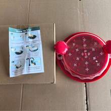 8英寸鸡肉撕碎器，鸡胸肉撕碎工具，熟肉撕碎器，带透明盖，符合人体工程学设计，防滑，易于清洁，旋转式鸡肉撕碎器，鸡肉粉碎机 - 彩色 - 查看 8