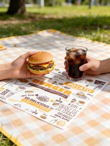 30厘米*30厘米汉堡防油纸、一次性饭团防油纸、面包包装纸、炸鸡食品包装纸 - 查看 7