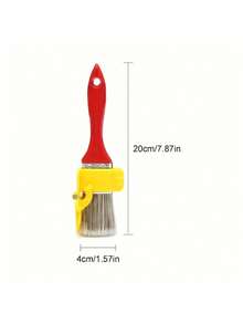 1pc Practical Precise Solid Color 2-In-1 Edging Brush Set, With Color Separation Guide, Plastic Multi-Purpose DIY Lightweight Reusable Latex Paint Brush, Suitable For Walls, Trim, Windows, Ceilings, Home Decor, Paint Tools, Painting Brushes, Home Improvement Supplies, Great Gift For New Year, Valentine's Day, Mother's Day, Father's Day, Graduation, Back To School - New Model - View 6