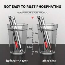 全新磁性防滑钻头套装：S2钢材质，适用于电动、手动和冲击钻，防滑磁性钻头套装 - 25+50+65+70+90 - 查看 8