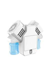 Dual-Head Fully Automatic Bubble Machine, Hands-Free Desktop One-Button Bubble Maker, Suitable For Parties, Stage Performances, Birthday Gifts, Multi-Hole Simultaneous Bubble Production, Various Lighting Effects, Dense Bubble Generation (Batteries And Bubble Solution Not Included) - Multicolor - View 12