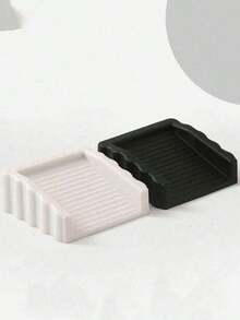 1pc Creative Rubber Wind Stopper, Safety Door Stopper, Wind Proof Device, Anti-Pinch Anti-Collision Safety Door Block, Suitable For All Homes, Perfect Home Decor Item For Home And Office Safety - 1pc-white - 查看 8