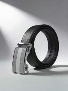 1条菱形图案波西米亚风PU皮革锌合金扣腰带，男女通用，适合所有季节 - A - 查看 6