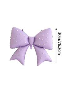 1 Set Of Pearl Bow Balloons, Including 1 Butterfly Balloon+24 Pearl Decorations+1 Pc Glue, Decorative Balloons, Party Atmosphere Decor, Scene Props, Suitable For Wedding Decor, Proposal, Date Photo Props, Indoor/Outdoor Decor, Bridal Shower, Birthday - Multicolor - View 8
