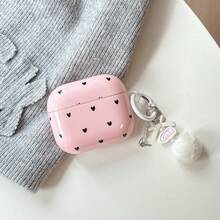 Minimalist Heart-Shaped Polka Dot + Pendant 4 Case/ Pro 3 Case/ Pro 2 Case/ 2 Case, Minimalist Women's Earphone Case, Fashion Women's Earphone Case, Apple Earphone Case, Apple Earphone Cover - Multicolor - View 15