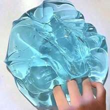 Transparent Slime Glitter Gel For Kids, Large Box Crystal Mud, Girls Slime Squeeze Toy, Thick Non-Sticky Crystal Mud, Soft Squeezable Toys - Multicolor - View 2
