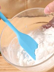 Silicone Scraper, Mini Cake Spatula, Baking Tool, Kitchen Utensil, Heat-Resistant Baking Scraper, Mixing Baking Tool - For Cooking, Baking And Spreading - Holiday Party Birthday Cake Baking Tool - Multicolor - View 11