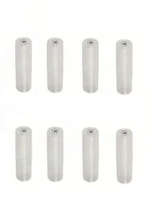 4pcs Battery Converter Set, High Toughness Plastic AAA To AA Battery Adapter, Lithium-Ion Converter Portable Battery Case, Switch Box And Storage Box - Transparent - View 9