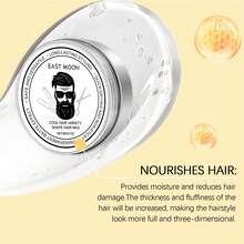 Hair Wax Matte Finish Strong Hold Long-Lasting Style No Rinse Lightweight Daily Use - Matte Hair Wax - View 5